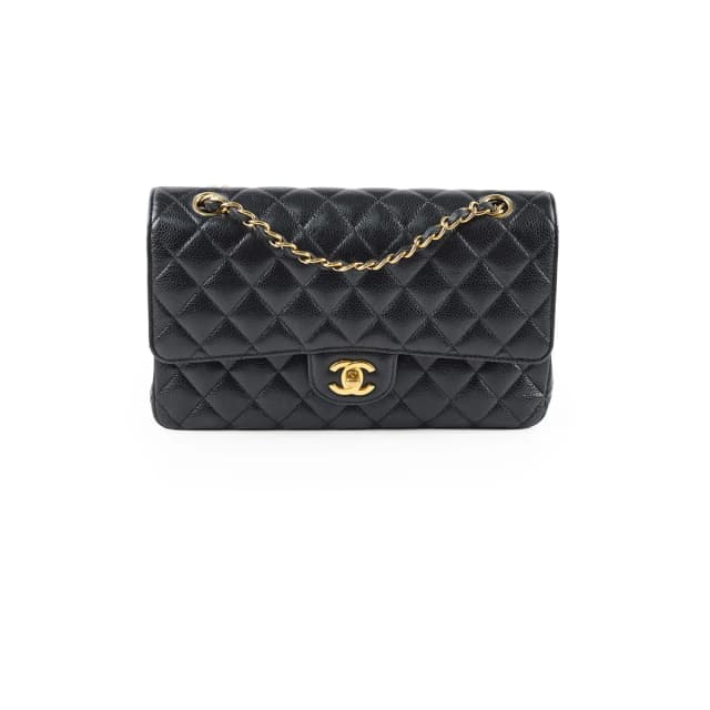 Chanel Caviar Flap Black GHW in Black Caviar leather from The Purse Affair, photo 1 of 1