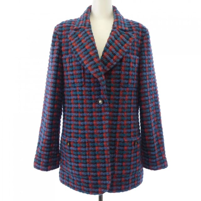 Chanel 95A Vintage Jacket Blue in Blue from The Reluxe, photo 1 of 1