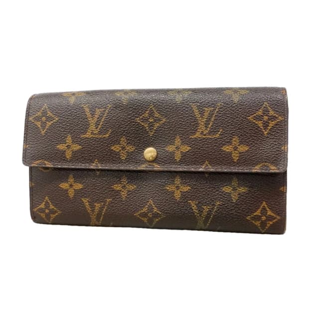 Louis Vuitton Wallet Monogram Portefeuille Monnaie Credit Brown in Brown Leather from The Reluxe, photo 1 of 1