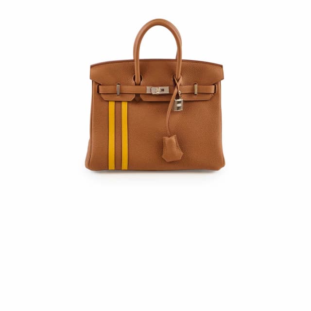 Hermès Birkin 25 Limited Edition Officer Gold/Ambre Togo PHW- C Stamp in Gold Togo leather from The Purse Affair, photo 1 of 1