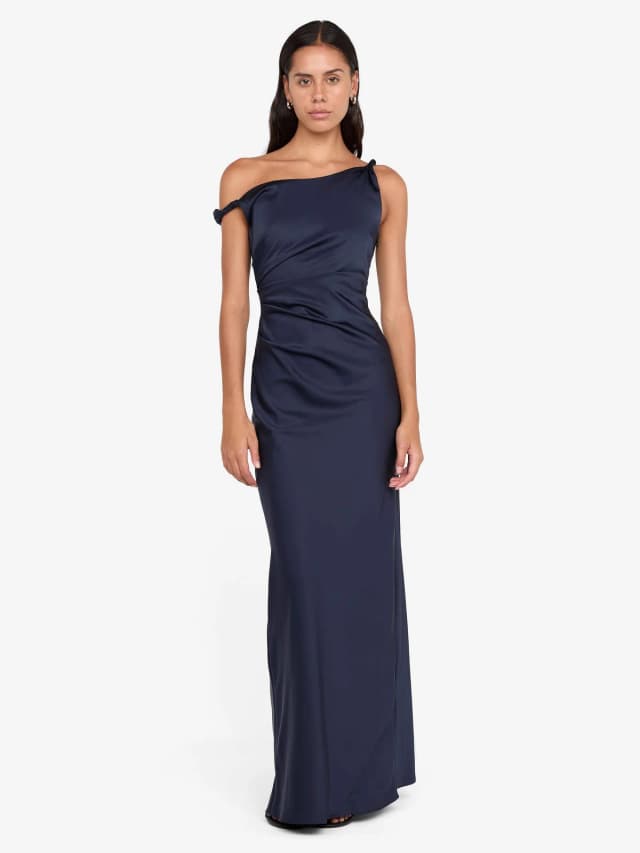 Bec&Bridge LUNETTA TWIST STRAP DRESS - INK, image 1 of 1 from BEC + BRIDGE