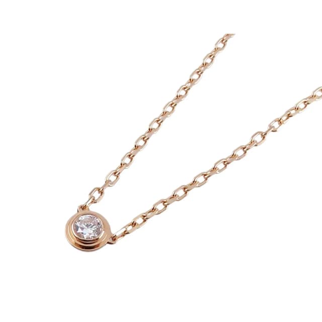 Cartier d'Amour Necklace Pink Gold 18K Diamond Small in Pink from The Reluxe, photo 1 of 1