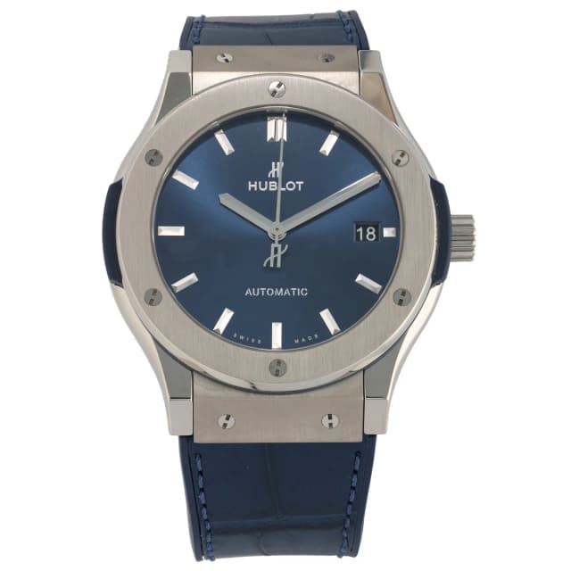 Hublot Classic Fusion 511.NX.7170.LR 45mm Titanium Watch in Leather from H&T, photo 1 of 1