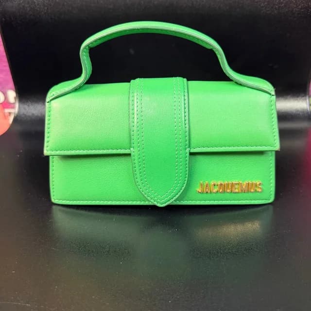 Jacquemus Le Bambino Mini Leather Handbag in green Leather from Grailed, photo 1 of 1