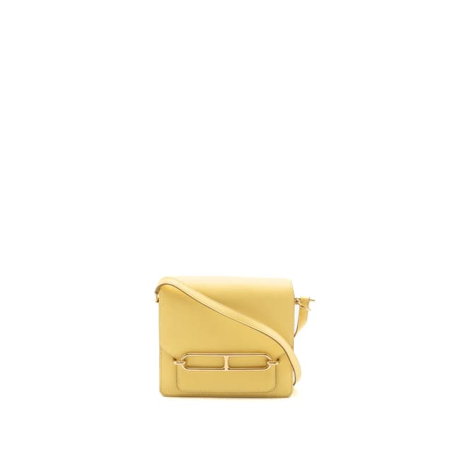Hermès Mini Roulis Swift 1Z Jaune Poussin GHW Stamp Z in Yellow Swift leather from EMIER, photo 1 of 1