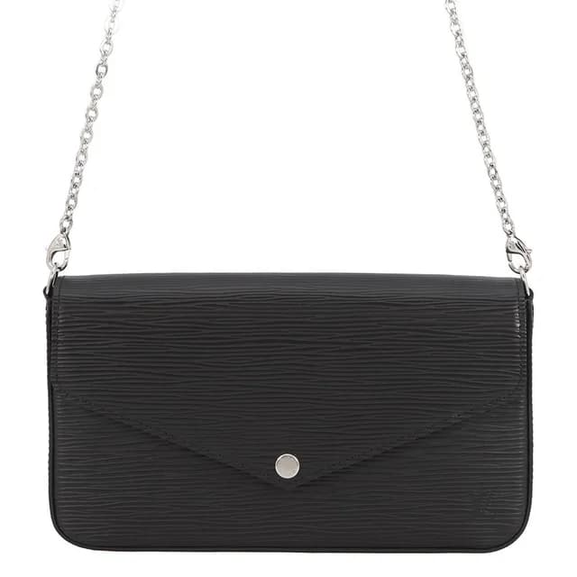 Louis Vuitton Chain Wallet Epi Pochette Felicie Black Shoulder Bag in Black from The Reluxe, photo 1 of 1