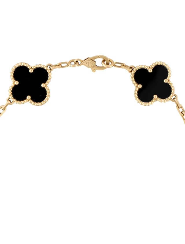 Van Cleef & Arpels 5 Motif Onyx Bracelet from Truefacet, photo 1 of 1