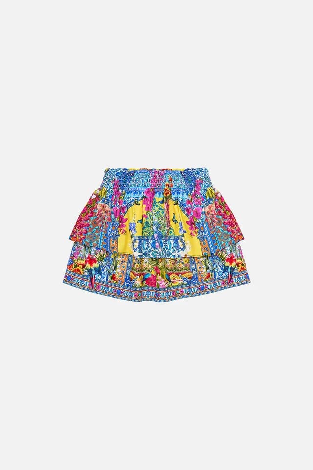 Camilla eBoutique KIDS LAYERED MINI SKIRT W BABYLOCKED EDGES SULTANAHMET SUMMER, image 1 of 1 from CAMILLA