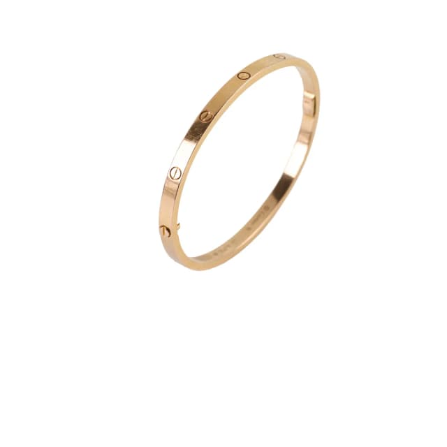 Cartier Love Bracelet SM Pink Gold Size 16 in Pink from The Purse Affair, photo 1 of 1