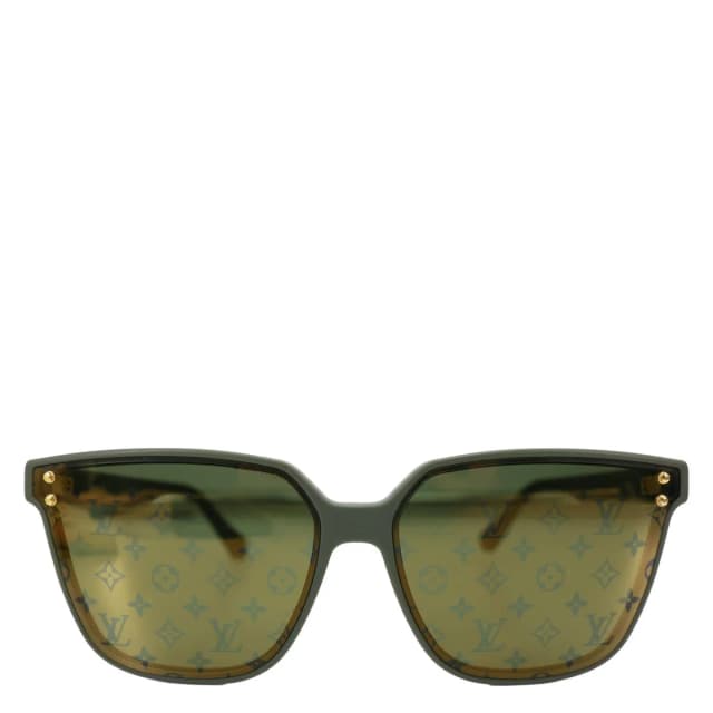 Louis Vuitton Waimea Large Z2973W Square Sunglasses Khaki in Green from Dallas Designer Handbags, photo 1 of 1