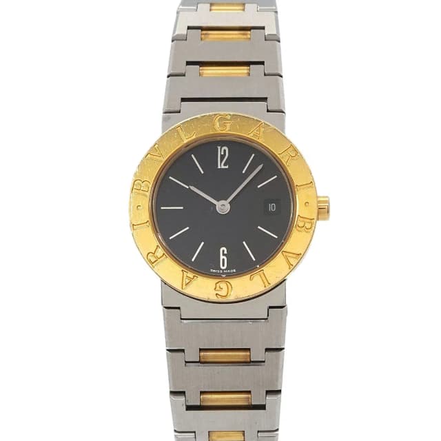 Bvlgari Watch Date Black YG Quartz in Black from The Reluxe, photo 1 of 1