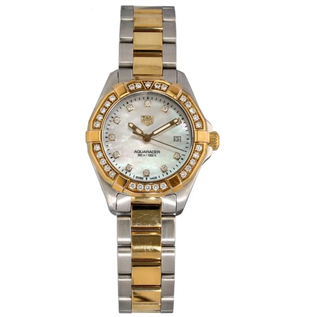 TAG Heuer Aquaracer WBD1423 27mm Bi-Colour Watch from H&T, photo 1 of 1