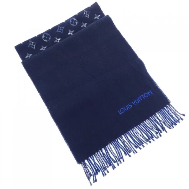 Louis Vuitton Monogram Gradient Tartan Scarf in Cashmere from The Reluxe, photo 1 of 1