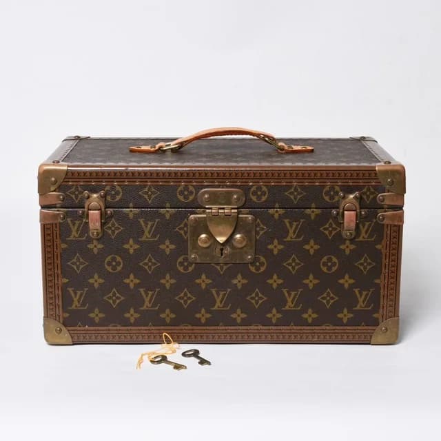 Louis Vuitton Monogram Hard Case with Mirror Trunk Brown in Brown Leather from The Reluxe, photo 1 of 1