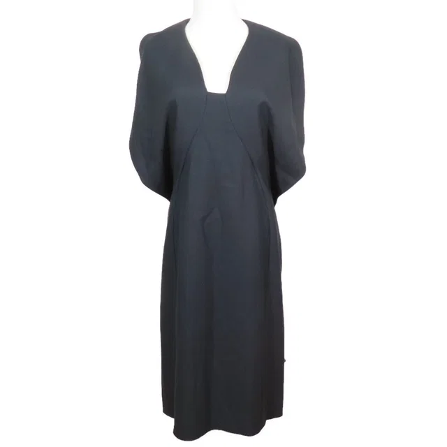 Louis Vuitton Sleeveless Dress Long Silk Black 38 in Black Silk from The Reluxe, photo 1 of 1