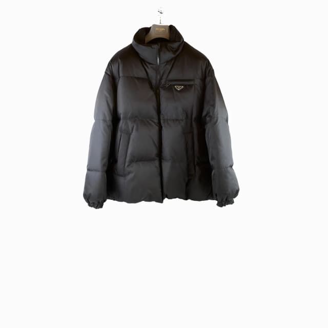 Prada Reversible Mens Re-Nylon Puffer Jacket Black Size M in Black Nylon from The Purse Affair, photo 1 of 1