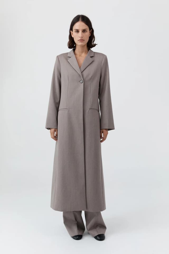 St Agni Oupa Tailored Coat - Doe, image 1 of 1 from St. Agni