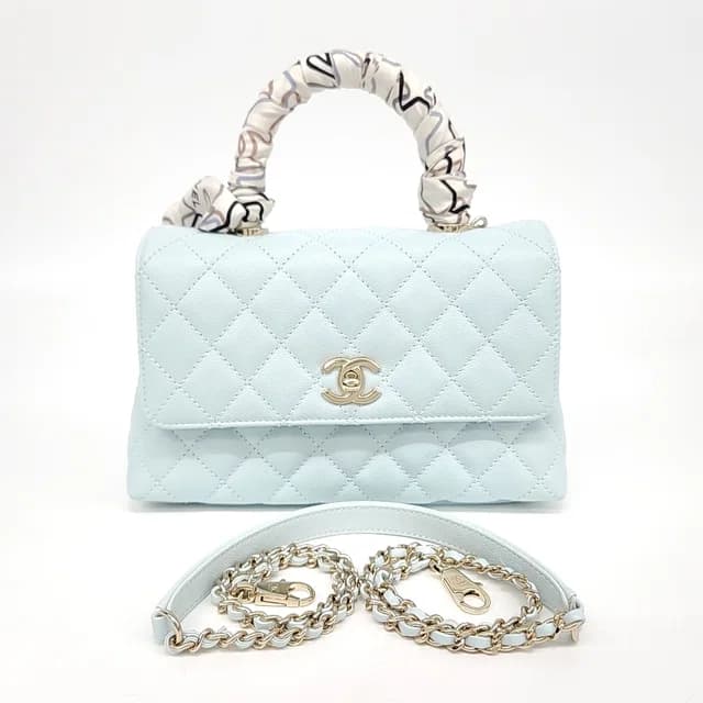 Chanel 샤넬 캐비어 코코핸들23 + 스카프 from GUGUS, photo 1 of 1