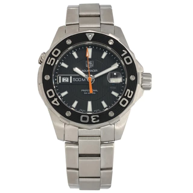 TAG Heuer Aquaracer WAJ1110 43mm Stainless Steel Watch from H&T, photo 1 of 1