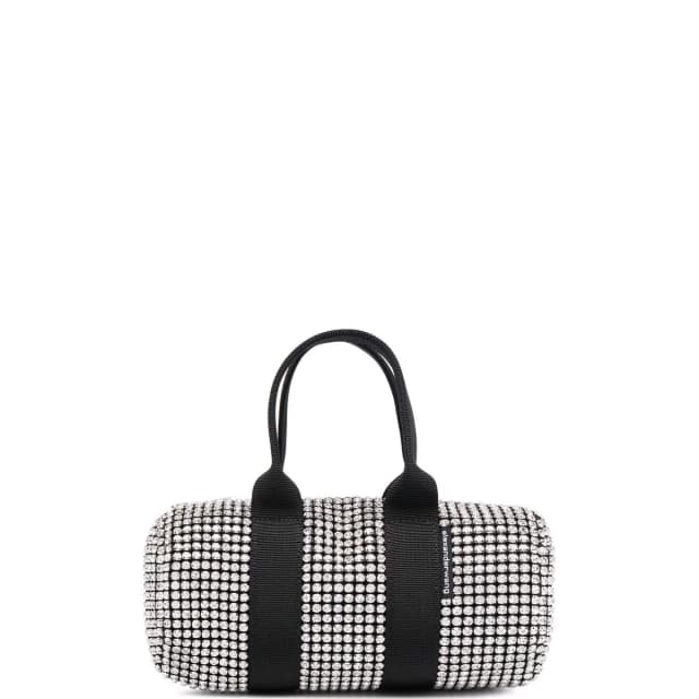 Alexander Wang Cruiser Crystal Mini Duffel, White, image 1 of 1 from Cultstatus