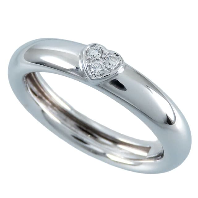Tiffany & Co. Friendship Ring White Gold 18k Diamond Heart in White from The Reluxe, photo 1 of 1