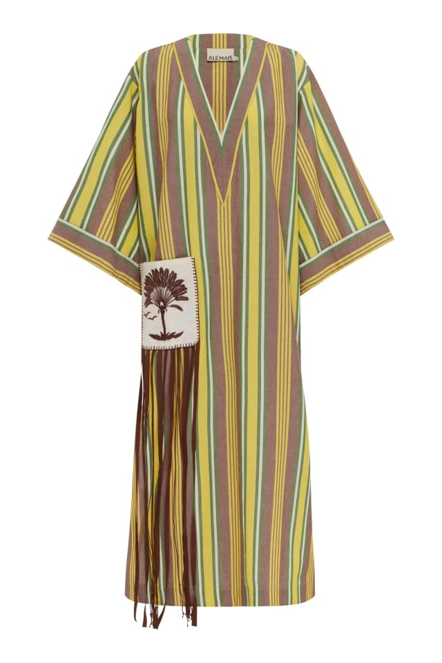 2601 - SUMMER 26 CLOVER V NECK MIDI DRESS, image 1 of 1 from Alemais