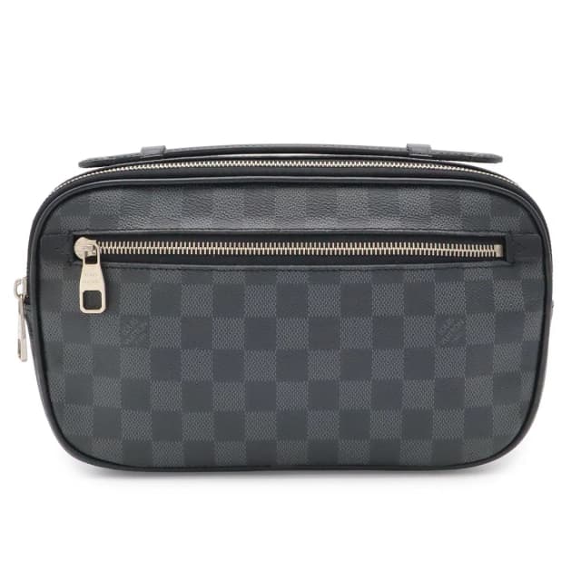Louis Vuitton Damier Graphite Ambler Bum Bag Crossbody 2-Way in Grey Coated canvas from The Reluxe, photo 1 of 1