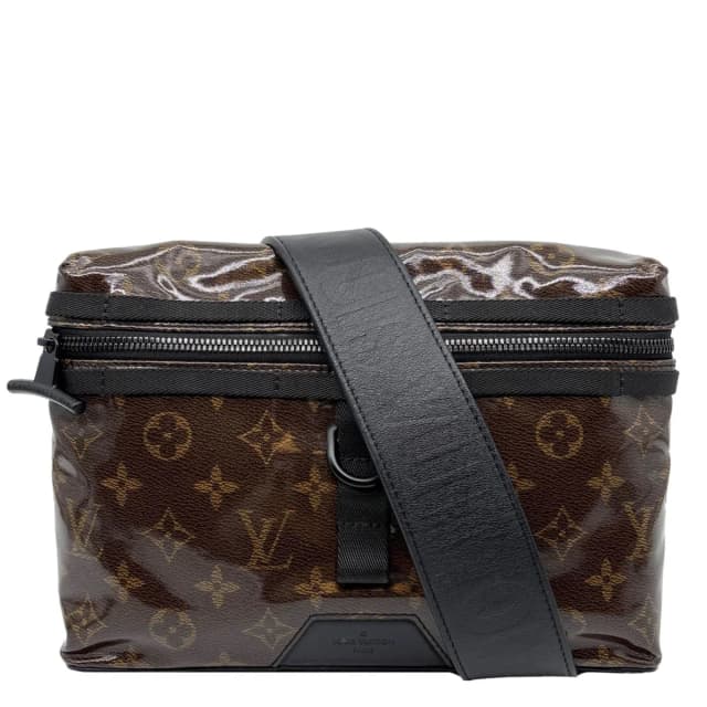 Louis Vuitton Messenger PM Monogram Glaze Canvas Shoulder Bag Brown in Brown Canvas from Dallas Designer Handbags, photo 1 of 1