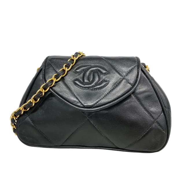 Chanel Shoulder Bag Lambskin Black in Black Lambskin from The Reluxe, photo 1 of 1
