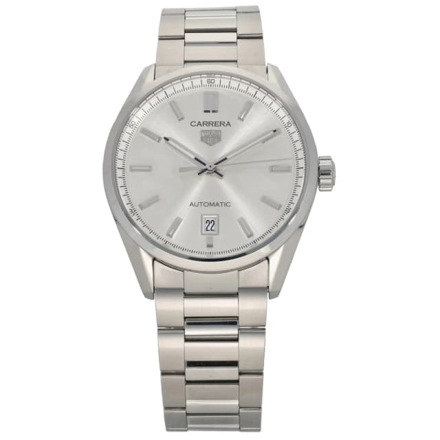 TAG Heuer Carrera WBN2111 39mm Stainless Steel Watch from H&T, photo 1 of 1