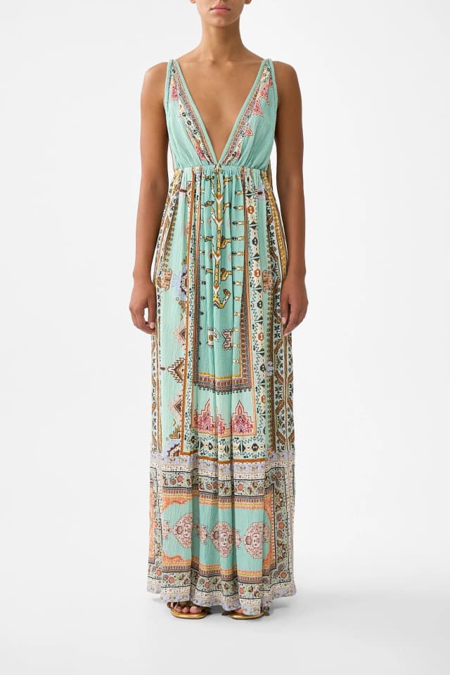 Camilla eBoutique OPEN BACK LONG CAPE DRESS LEGEND HAS IT, image 1 of 1 from CAMILLA