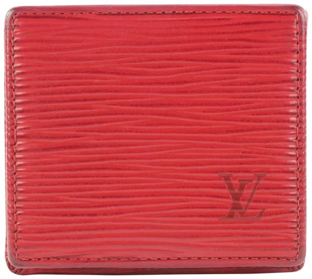 Louis Vuitton Red Epi Leather Collapsible Boite Coin Box in Red Leather from Bagriculture, photo 1 of 1