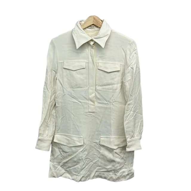Celine Tunic 38 M Ivory Regular Color Long Sleeve T-Shirt in White from The Reluxe, photo 1 of 1
