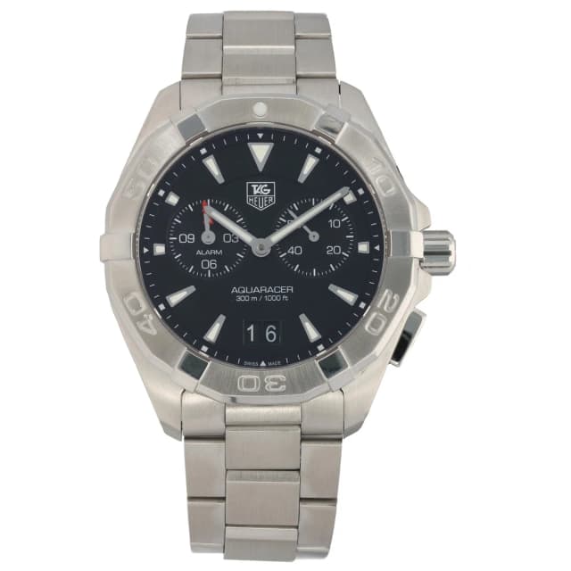 TAG Heuer Aquaracer WAY111Z 41mm Stainless Steel Watch from H&T, photo 1 of 1