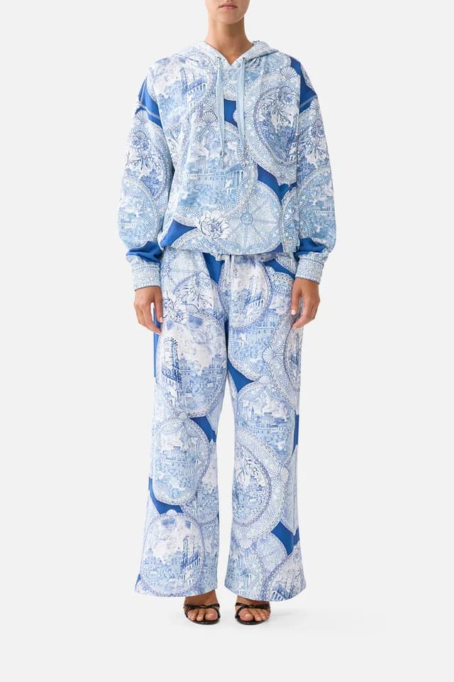 Camilla eBoutique STRAIGHT LEG TRACK PANT DE NADA GRANADA, image 1 of 1 from CAMILLA