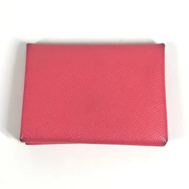 Hermès Bifold Wallet Calvi Duo Epsom Rose Azalea Pink in Pink Epsom leather from The Reluxe, photo 1 of 1