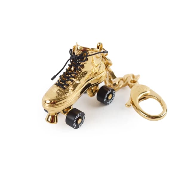 Chanel Tone Roller Skate Bag Charm/Keychain in Gold from The Purse Affair, photo 1 of 1