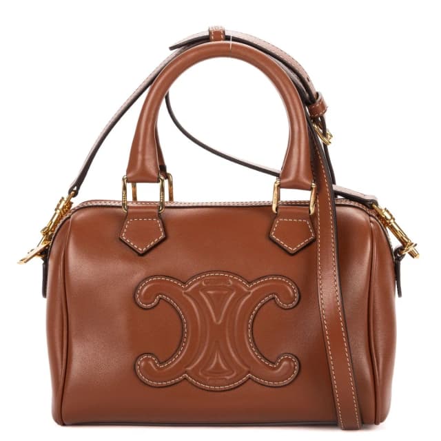 Celine Smallbostonbrown Smooth Calfskin Shoulder Bag in Calfskin from The Reluxe, photo 1 of 1