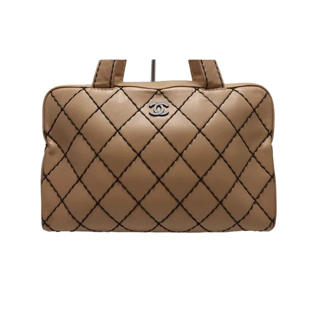 Chanel Wild Stitch Lambskin Handbag in Lambskin from The Reluxe, photo 1 of 1