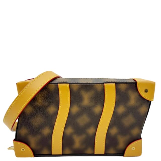 Louis Vuitton Virgil Abloh Soft Trunk Monogram Blurry Messenger Bag Brown in Brown Coated canvas from Dallas Designer Handbags, photo 1 of 1