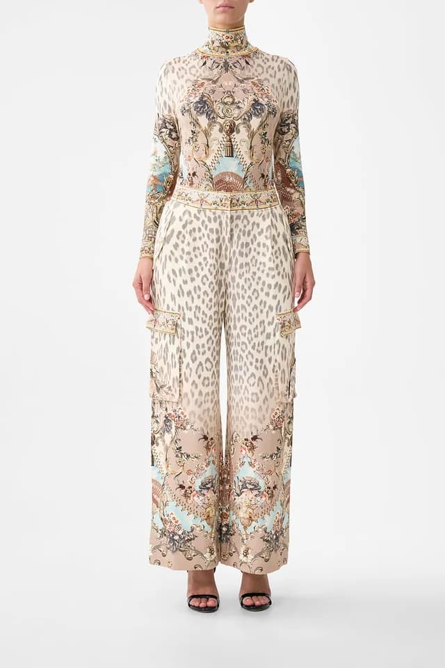 Camilla eBoutique UTILITY TRACK PANT ARANJUEZ ANIMALIA, image 1 of 1 from CAMILLA