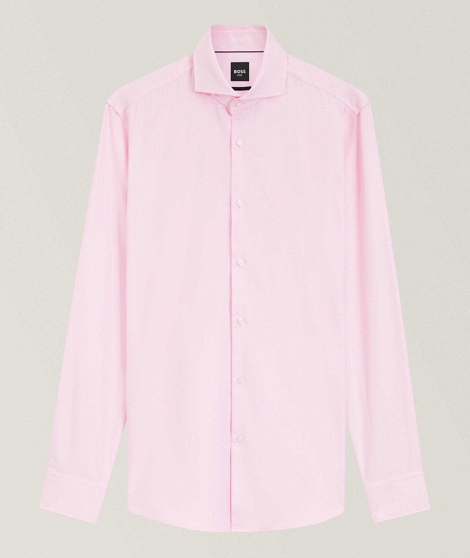 BOSS Hank Cotton Dress Shirt in Pink, image 1 of 1 from Harry Rosen
