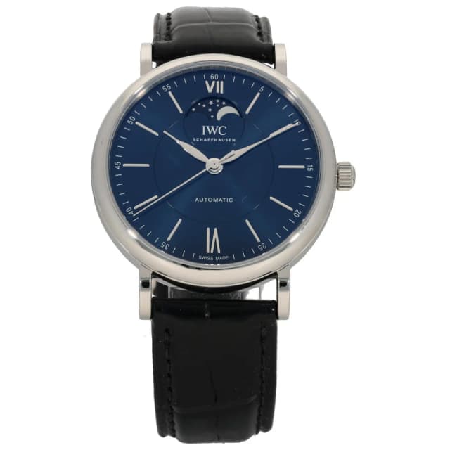 IWC Portofino IW459402 40mm Stainless Steel Watch in Leather from H&T, photo 1 of 1