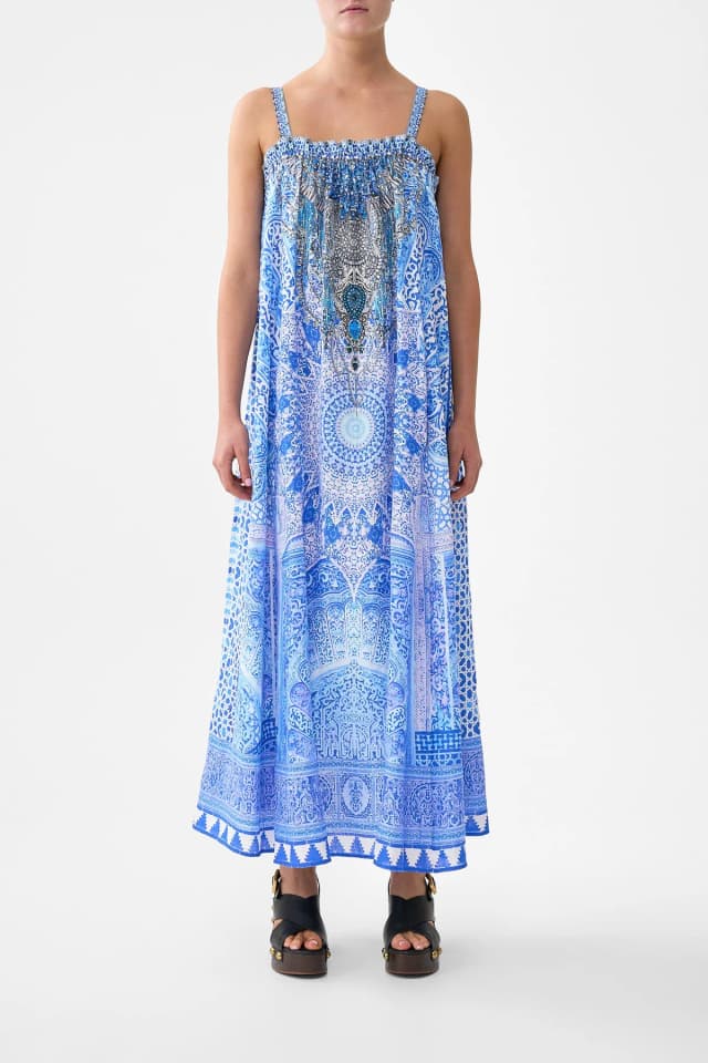 Camilla eBoutique ELASTIC BODICE MIDI DRESS THE BOSPHOROUS, image 1 of 1 from CAMILLA