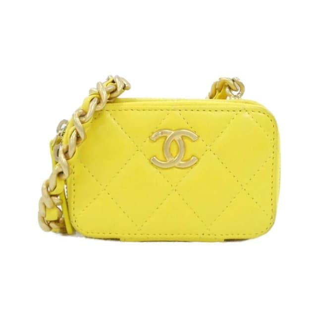 Chanel Chain Clutch Yellow in Yellow Leather from The Reluxe, photo 1 of 1