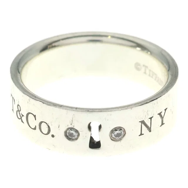 Tiffany & Co. New York Clock Keyhole Ring Silver in Silver from The Reluxe, photo 1 of 1