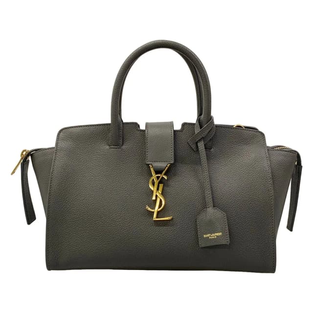 Saint Laurent Handbag Downtown Baby Dark Gray Leather in Grey Leather from The Reluxe, photo 1 of 1