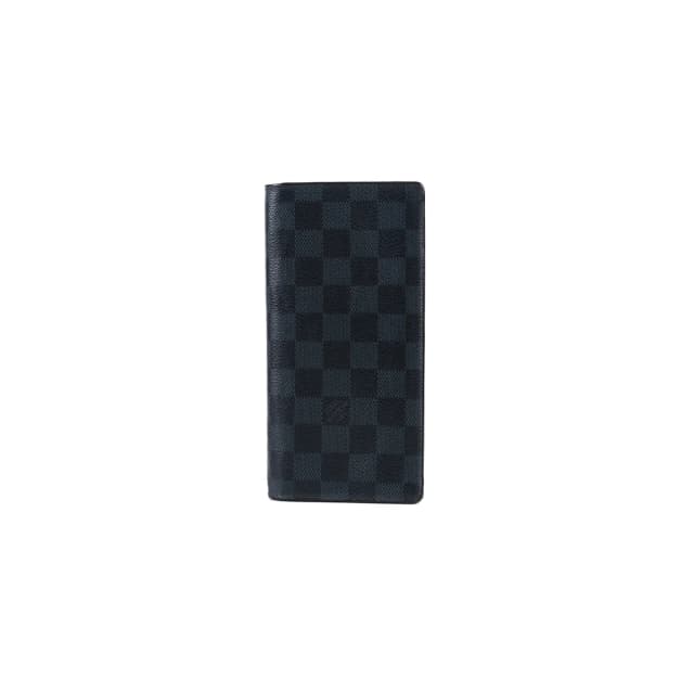 Louis Vuitton Brazza Wallet Damier Graphite Blue in Blue Canvas from The Purse Affair, photo 1 of 1
