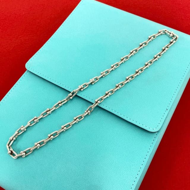 Tiffany & Co. HardWear Small Link Necklace 925 Sterling Silver Pendant in Silver from The Reluxe, photo 1 of 1