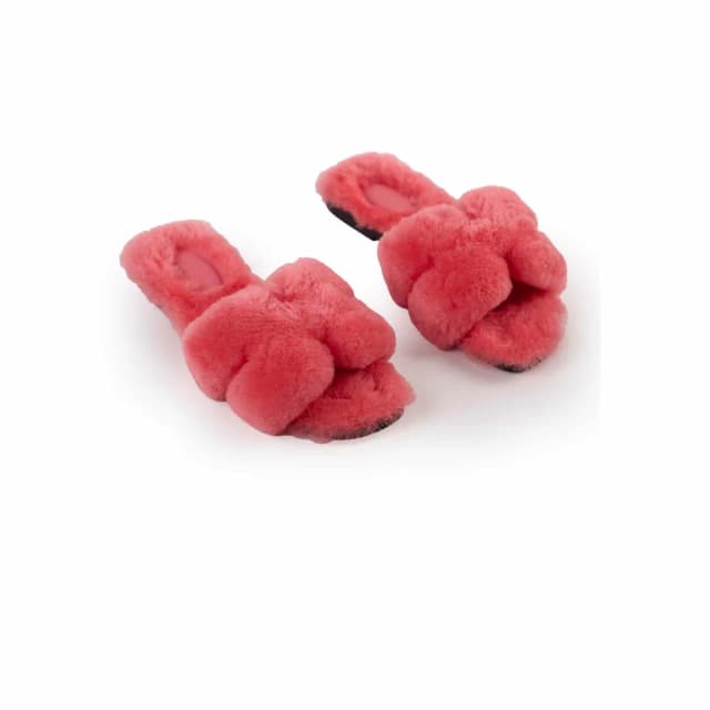 Hermès Oran Sandal Woolskin Rose Du Desert 37.5 in Pink from The Purse Affair, photo 1 of 1